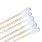 medical sterile and clean customized bamboo cotton applicator