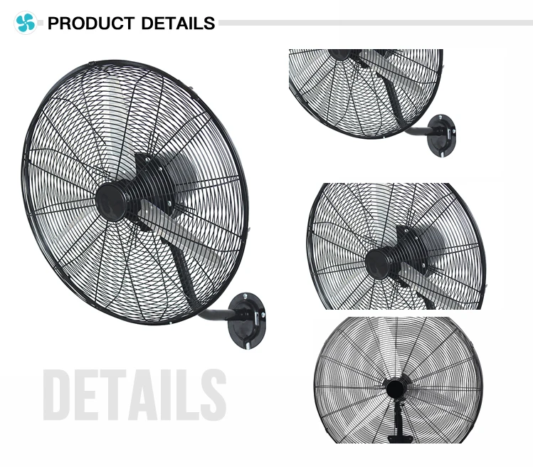 Mounted Cooling Fan, 400mm, Wall - detail 6