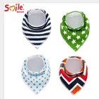Colorful China wholesale promotion baby bibs bandana 100% organic cotton multifunctional baby bibs