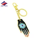 Longzhiyu 12years hard enamel keychain supplier custom movie evil eye keychain custom 3d anime keychain