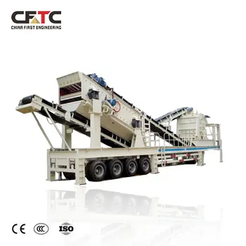 Concrete Crushing Equipment Mobile Fine Impact Crusher Plant for Recycling Construction Waste