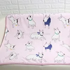 Japan bull terrier dogs cartoon sleep blanket large super soft flannel fleece blankets2 size