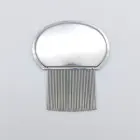 Hot Selling Stainless Steel Handle and Pins Human Hair Anti Lice Nit Tick Louse Flea Removing Cleaning Comb