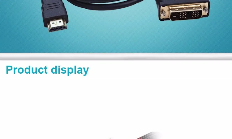 DVI to HDMI 2.0v Male Audio Video Cord Cable scart to hdmi cable HDMI to DVI Male Cable Connector Adapter - ANKUX.COM