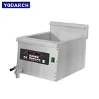 5000W 220V Single Phase Cooking Small Equipment Tabletop Chicken Chip Commercial Induction Deep Fryer Machine