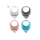 New design plain organic baby bibs bandana cotton drool bib for drooling