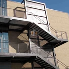 stainless steel stair treads/outdoor metal stairs