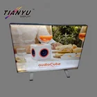 China supplier aluminum back lit edge lit led backlit slim light box