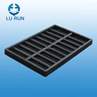 Plastic Rebar SGS SMC/BMC Plastic Fiberglass Grating With Rebar Frame