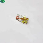 China factory custom metal casting pin badge enamel epoxy resin crafts laser plate safety pin 3D OEM enamel sign