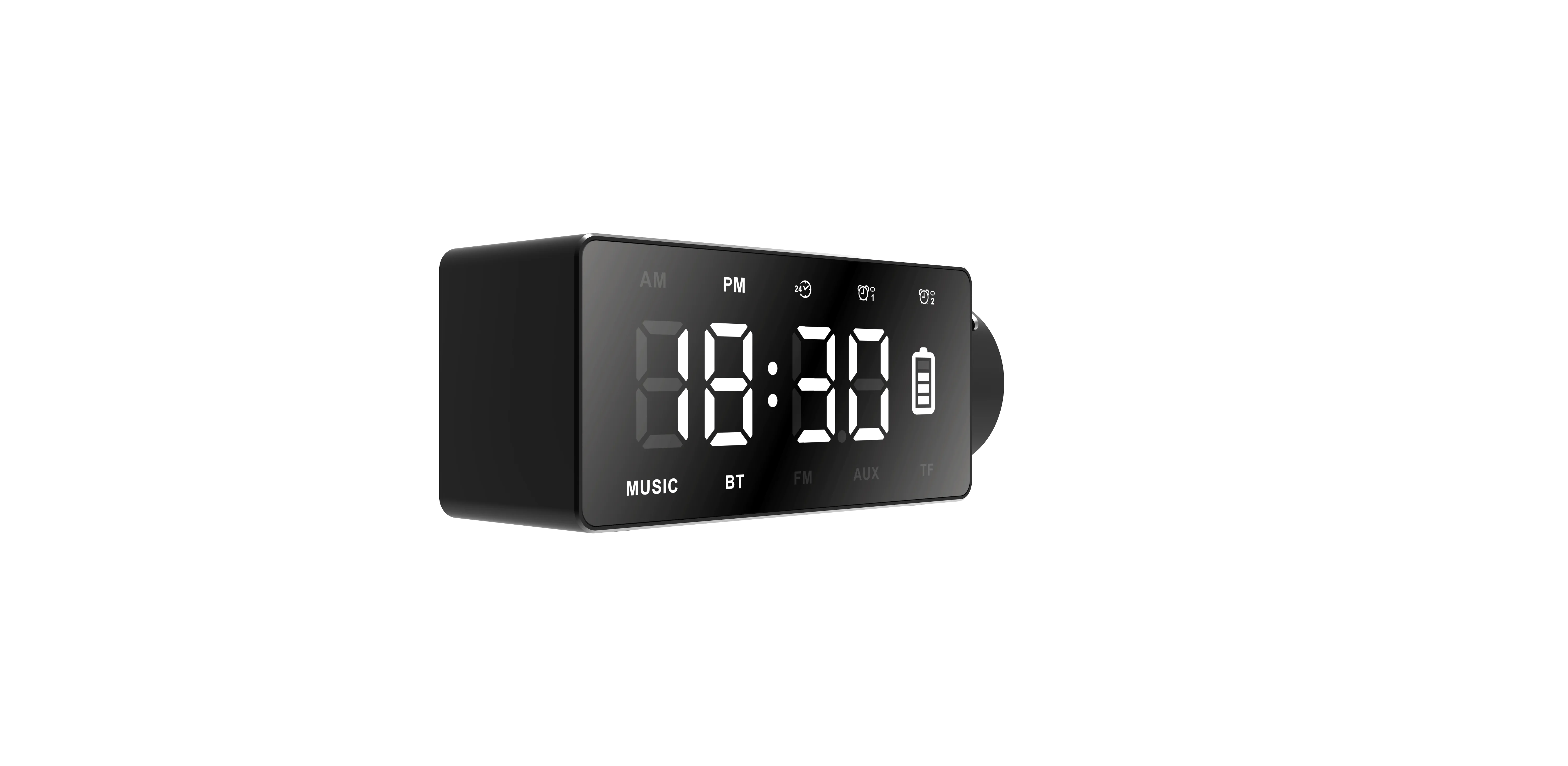 Projection Alarm Clock Radio with TF card BT Clock (S90) - ANKUX.COM