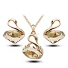 New model crystal swan wholesale jewelry sets made in china