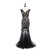 ODM women mermaid design long party black vintage gown evening dresses china