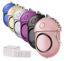 Amazon Hot Sale 135db Buzzer Siren Horns Safesound Alarms Safety Keychain Personal Alarm with Led light