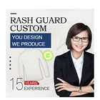 Private Label Logo Surf Swimwear Beachwear Manufacturer Custom Made Mens Boys Girls Children Design Your Own Rash Guard