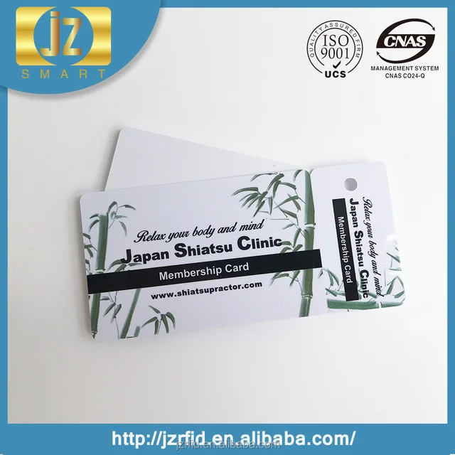 special size loyalty gift card barcode printing pvc membership