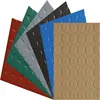 Factory Hot Sale Round Stud Rubber Coin Pattern Rubber Mat For Workshop Garage Floor Mat