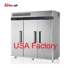 3 doors Commercial Stainless Steel Restaurant Kitchen Fridge Refrigerator Equipment