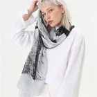 Modern Style Custom Printed 100% Silk Scarves For Women No Minimum