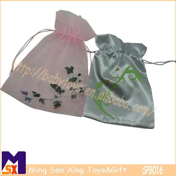 chiffon jewelry bag,fashion gift bag,colorful organza mesh
