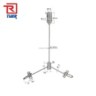 Hign quality stainless steel wire string light suspension kit for linear light