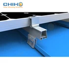 TUV certification solar panel mounting brackets angle for standing seam metal sheet roofing