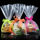 Customized plastic cellophane candy biscuit packing bags snack food bag