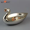 Fashion Silver Plating Duck Design Ceramic Dish Porcelain