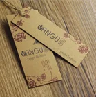 Custom cheap Clothing Hang swing tags Garment supplier(A-222)