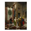 Famous Orientalism Style Carpet Merchant Canvas Arab Art Oil Painting