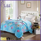 High Quality mulberry silk duvet 100% silk filled cotton printing bedding set