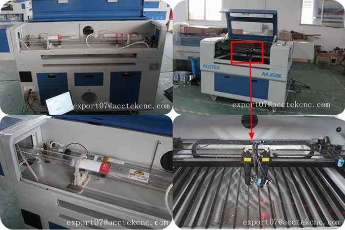 6090 cutter co2 laser cutting machines for nonmetal cutting made in china