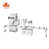 Fully automatic electronic granule weighing filling screw capping production line