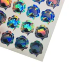 Custom Printing Hair Private Products Soft Waterproof Hologram Sticker Labels With Cheap Price