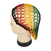 Design Colorful Sleeping Cap Knitted Rayon Hair Net Pocket Crocheted Hair Snood For Elegant Ladies