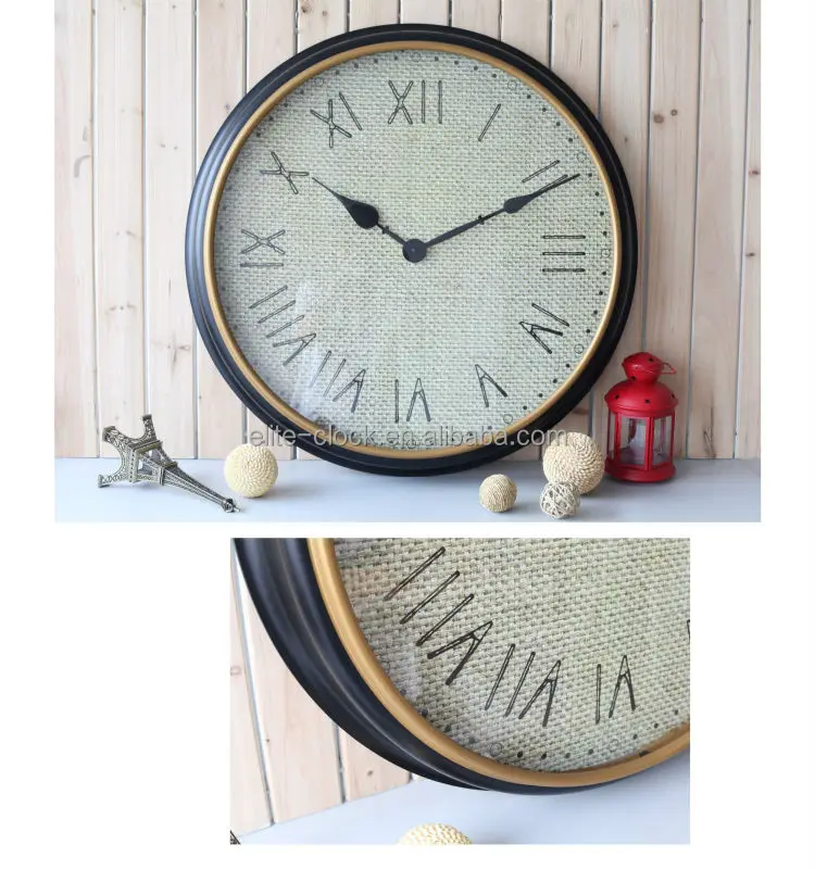 Wholesale Extra Large Hands Roman Numerals Decorative Antique Round
