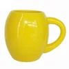 polyfoam safe bulk packing online selling large yellow ceramic coffee mug W0323