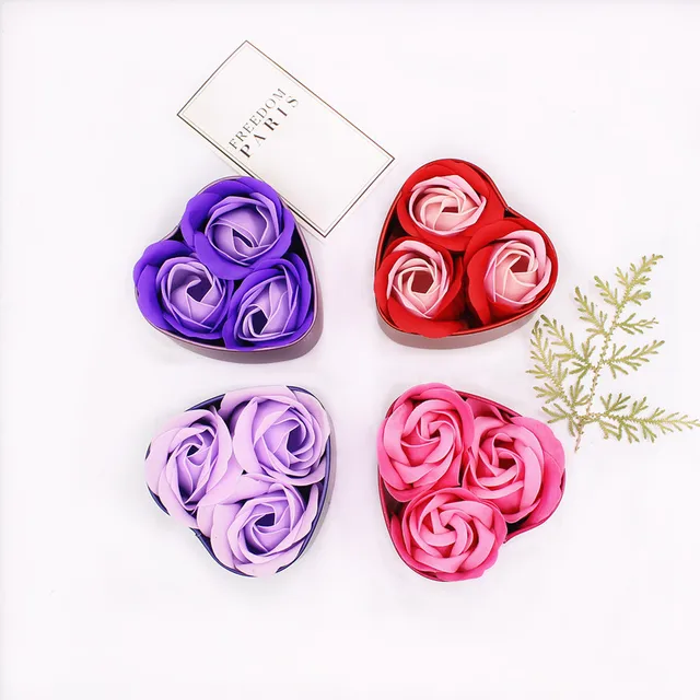 soap flower gift boxsmall gifts spa paper flowers rose gift