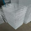 foldable galvanized metal wire mesh stacking basket