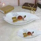 Good quality porcelain 18"leaf shape plate to Afghanistan
