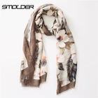 Wholesale personalized printing pleated import japanese silk scarf hijab