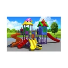 Kids Games Cheap Plastic Stainless Steel Slide Outdoor Playground For Amusement Recreation Adventure Park On Sale