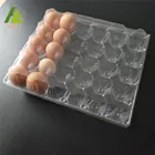 30 holes packs plastic packing tray clear plastic egg cartons