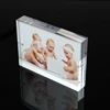 Free Standing Economic Clear Mini Plexiglass Acrylic 4X6" 5X7" 6X8" 8X10" Magnetic Magnet Baby Acrylic Photo Picture Block Frame