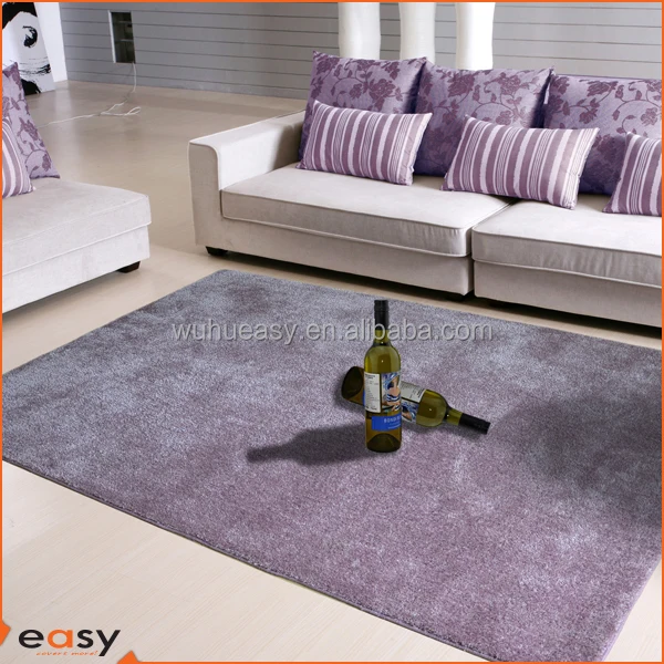 purple shag rug