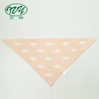 Multicolor Double-Sided Print Organic Bandana Bib