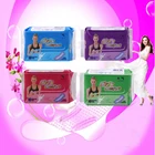 Arabic Density Stay Free Extra Care Color Cotton Girls' Comfort Sanitary Napkin Lady Pad for Export
