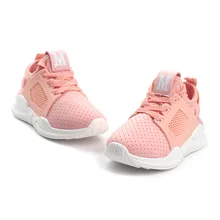 Hot Sale Elastic Mesh Surface Air Brand Sport Boys Running Shoes