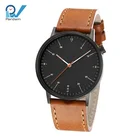 Leather strap men stainless steel watch with Automatic movement armbanduhr CE ROHS