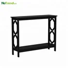 Black antique fashion console table for hallway KD furniture